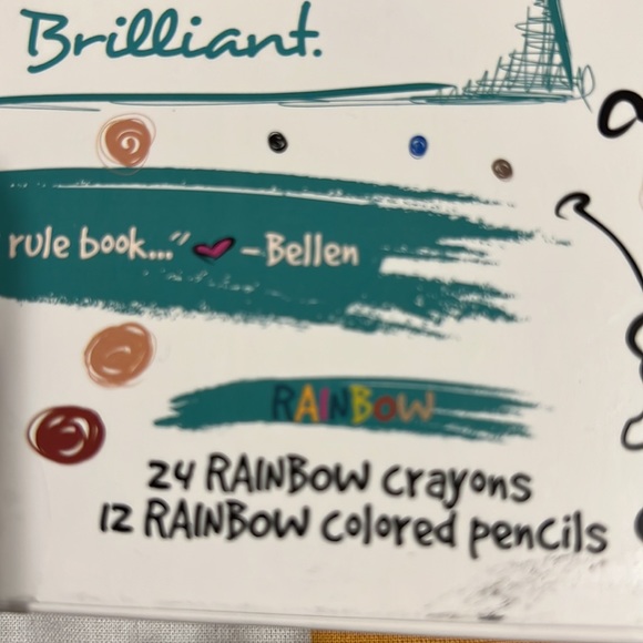 Bellen’s More Than Peach Creativity Bundle w/ Crayons & Colored Pencils - New - Picture 3 of 8